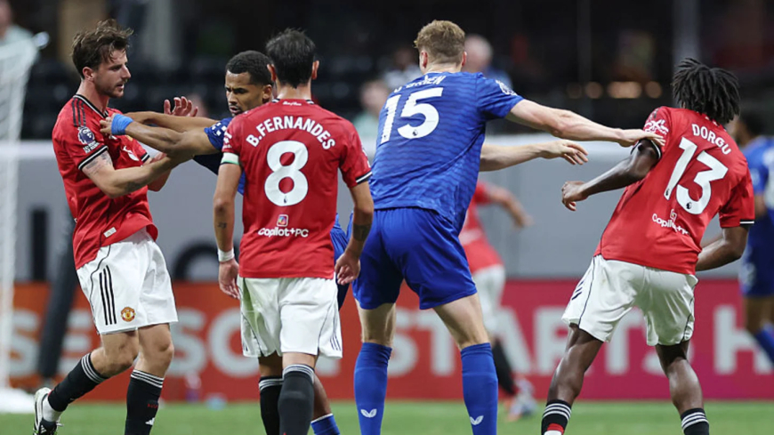 Man United 2-2 Everton: Fernandes & Mount Score as Reds Win Premier League Summer Series | Full Report